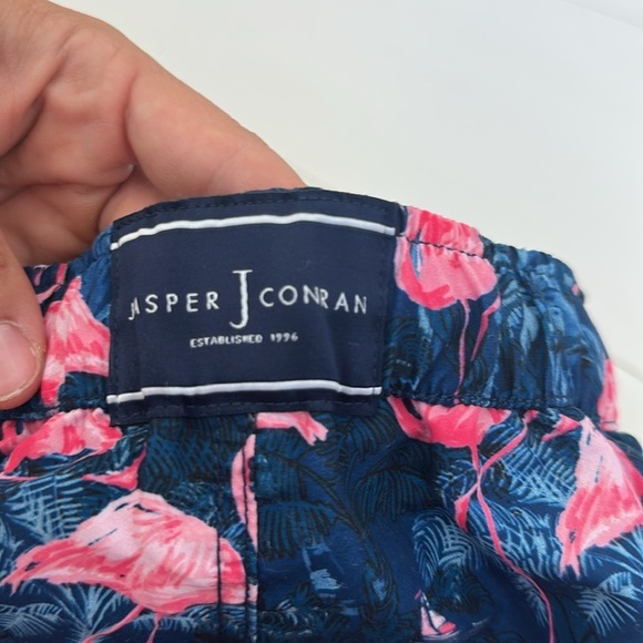 Jasper Conran Flamingo Print Swim Shorts 4/5 - Picture 4 of 4